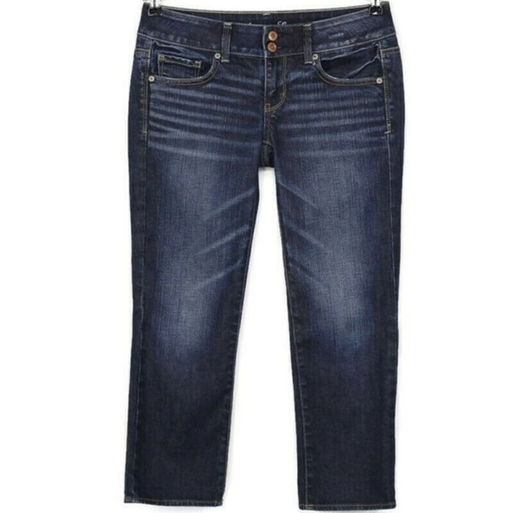 American Eagle Artist‎ Crop Capri Jeans Stretch 4 Regular